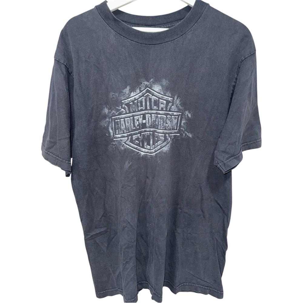 Harley-Davidson Barnett El Paso Texas Large Men's Charcoal Tee USA